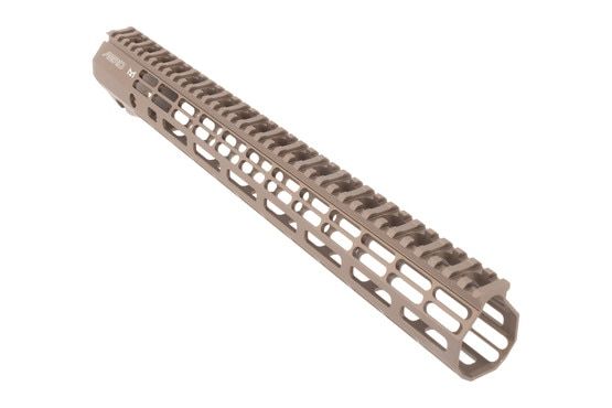 Aero Precision 15in Atlas R-One M-LOK AR-15 Handguard in Kodiak Brown.
